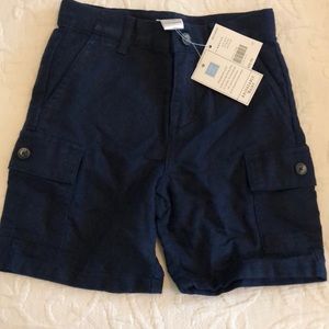 Boys Janie and jack linen cargo shorts